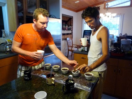 Cupping With Miguel At Lorie's Home